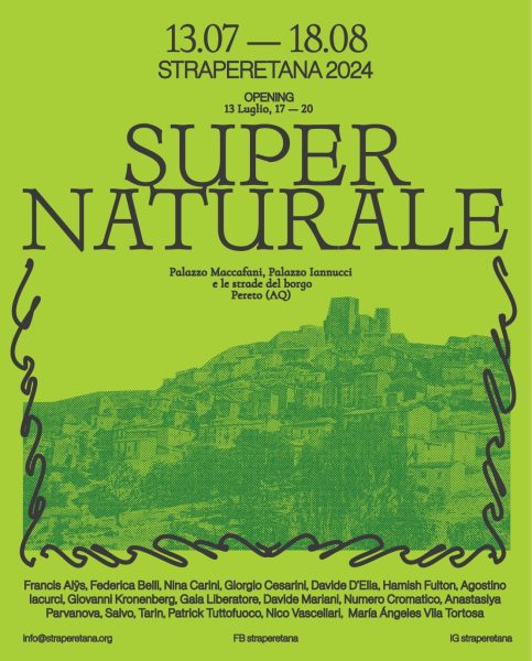 SUPERNATURALE. Straperetana 2024